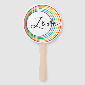 Leque Rainbow Love