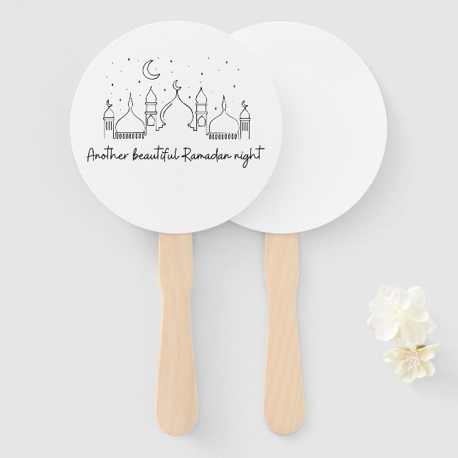 Leque RAMADAN RAMADAN KAREEM RAMADAN MUBARAK T-Shirt Mag (Frente e Verso)