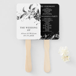 Leque Ramificação com programa de casamento de flores br