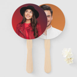 Leque Recem casados Sr. & Sra. | Monograma de Foto Casad