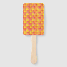 Leque Red Yellow Checker Abstract Pattern