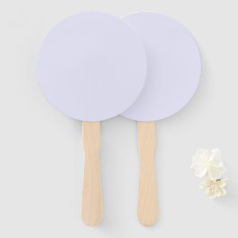 Leque Redondo Roxo Lavanda para Evento Elegante Co