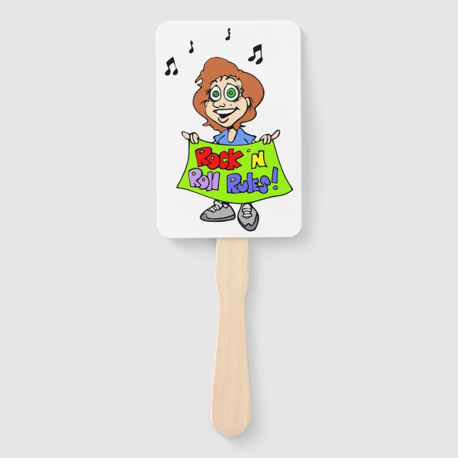 LEQUE REGRAS DE ROLL ROCK 'N (Frente)
