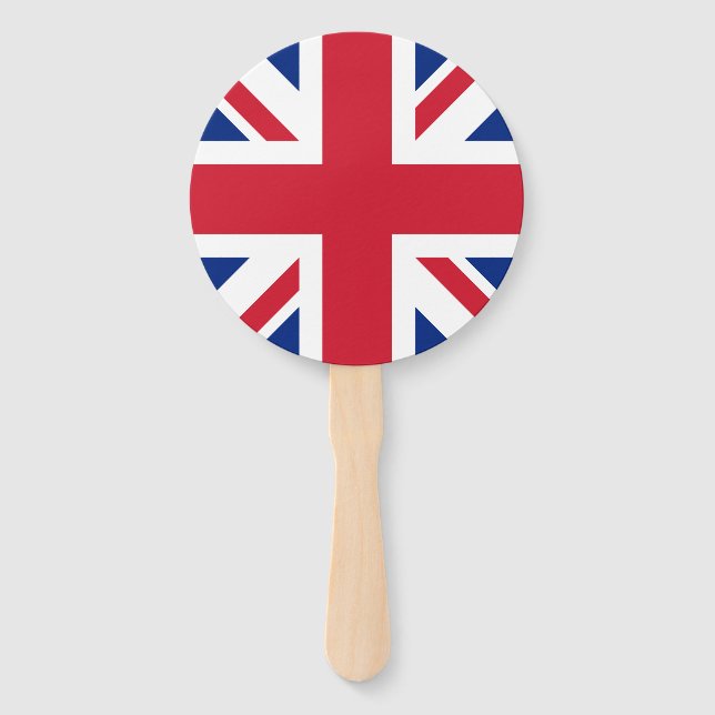 Leque Reino Unido União Jack Flag das Colônias britânica (Frente)