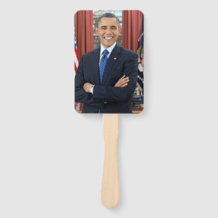 Leque Retrato do Gabinete Oval, Obama Barack Presidente 
