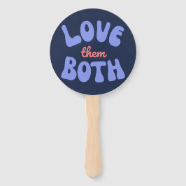 Leque Retro Ama Ambos Pro Life Mãe Bebê Não Nascido