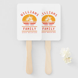 Leque Reunião da Família Tropical Beach de Férias de Ver