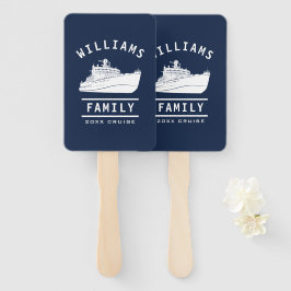 Leque Reunião Familiar Divertida Férias de Verão Navio d