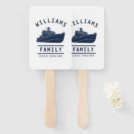 Leque Reunião Familiar Divertida Férias de Verão Navio d