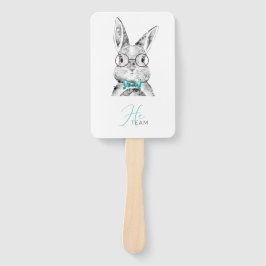 Leque Revelação de Gênero de Bunnies Azuis Rosa