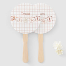 Revelação de Gênero de Chuvinha de Bebê Gingham Fo