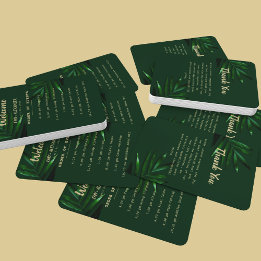 Leque Rich Green Ouro Theme