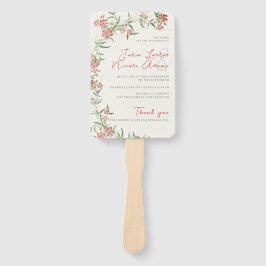 Leque Rosa Flor Silvestre Rosa Primavera Grinalda Casame