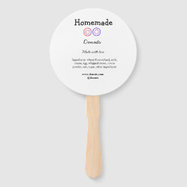 Leque Rosquinhas caseiras feitas com amor adicionar text