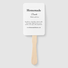 Leque Rosquinhas caseiras feitas com amor adicionar text