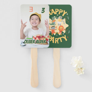 Leque Rostos de Ventiladores de Partido Feliz Personaliz