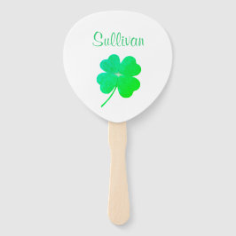 Leque Rua Verde Shamrock. Parada do Dia dos Patrícios 4E