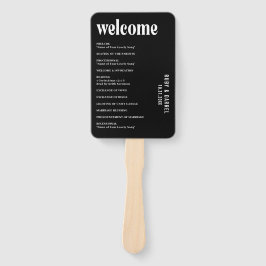 Leque Ruby Black Modern Wedding