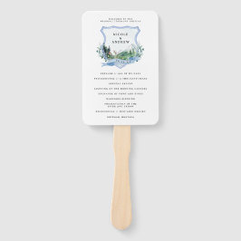 Leque Rustic Mountain Wildflower | Programa Casamento