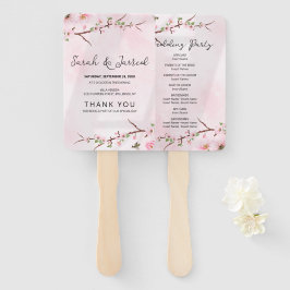 Leque Sakura Japonês Cherry Blossom Asiático