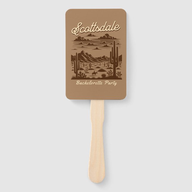 Leque scottsdale western bachelorette party (Frente)