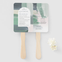 Leque Seaside Ocean Glass | Programa de Casamento