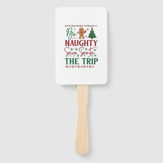 Leque Seja Travesso Salve Viagem de Papai Noel Biscoito