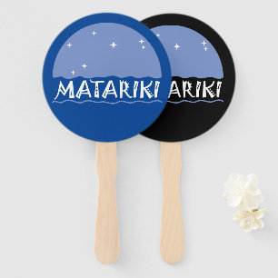 Leque Sete Irmãs da Nova Zelândia Maori MATARIKI 1a