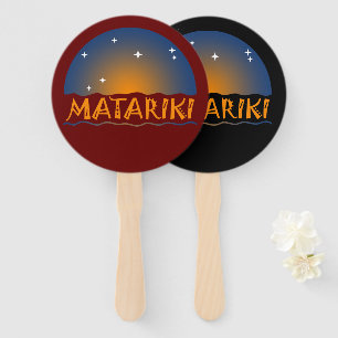 Leque Sete Irmãs da Nova Zelândia Maori MATARIKI 1b