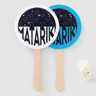 Leque Sete Irmãs da Nova Zelândia Maori MATARIKI 2b