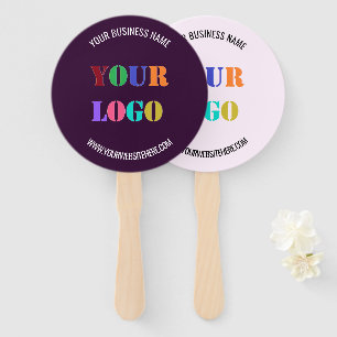 Leque Seu logotipo e Promocional de texto Exemplo de ven