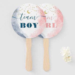 Leque Sexo Revele Voto Ventilador Brilhar