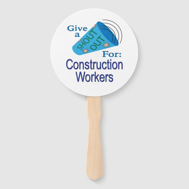 Leque Shout for Construction Workers (Frente)