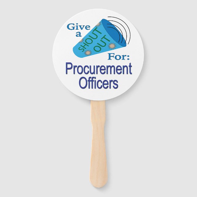 Leque Shout for Procurement Officer (Frente)