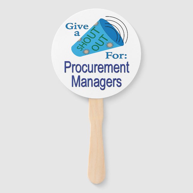 Leque Shout Out for Procurement Managers (Frente)