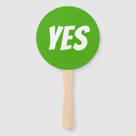 Leque Sim / Não há placas de teste vermelho brilhante