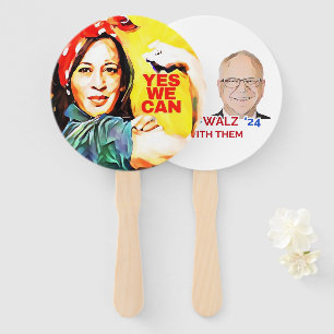 Leque Sim Podemos - Kamala Harris Tim Walz Eleição 2024