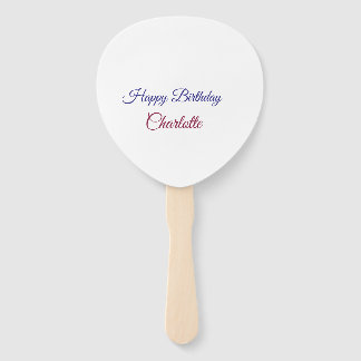 Leque SIMPLE MINIMAL.CUTIE ADD NAME BABY happy birthday 