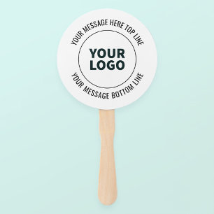 Leque Simples de substituir com seu logotipo ou imagem