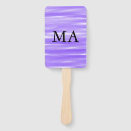 Leque Simples monograma adicione seu nome com letra míni