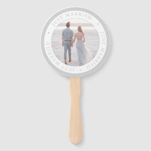 Leque Simples ocasião de casamento de fotos personalizad