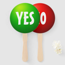 Sinal de Paddle de Sim Não Jogo de Quiz