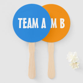 Leque Sinal de Remo de Competição Equipe A Equipe B