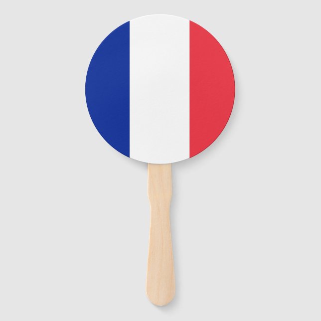 Leque Sinalizador França Conjunto de Ventiladores (Frente)