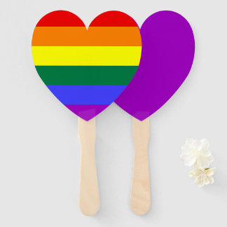 Leque Sinalizador orgulho gay Arco-Íris