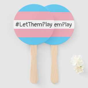 Leque Sinalizador Trans #LetThemPlay