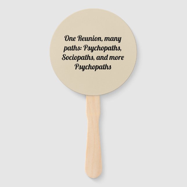 Leque Sindicato de Família Personalizada de Muitos Camin (Frente)