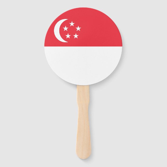 Leque Singapore Flag (Frente)