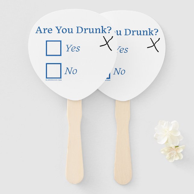 Leque SlipperyJoe's You Bebado hammered caixas c (Frente e Verso)