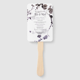 Leque Sombreado de ameixa